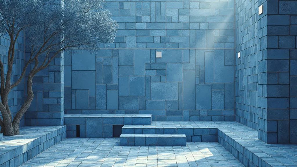 Azul player wall with tiles