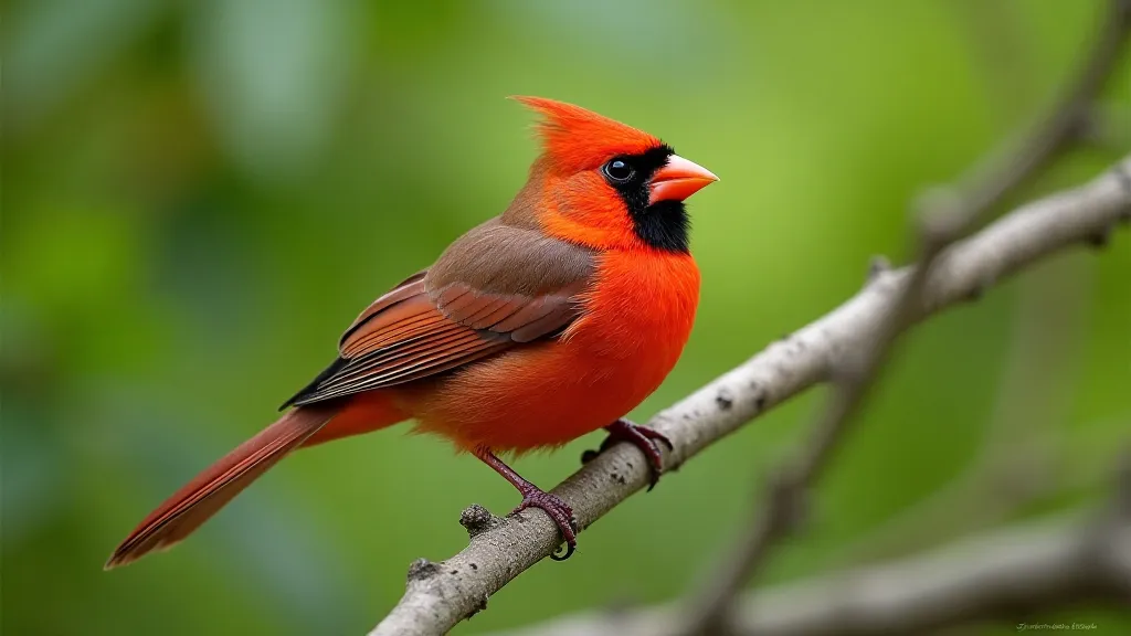 Northern Cardinal in a natural habitat