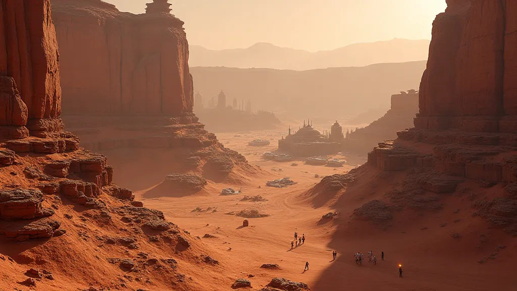 Futuristic Martian City